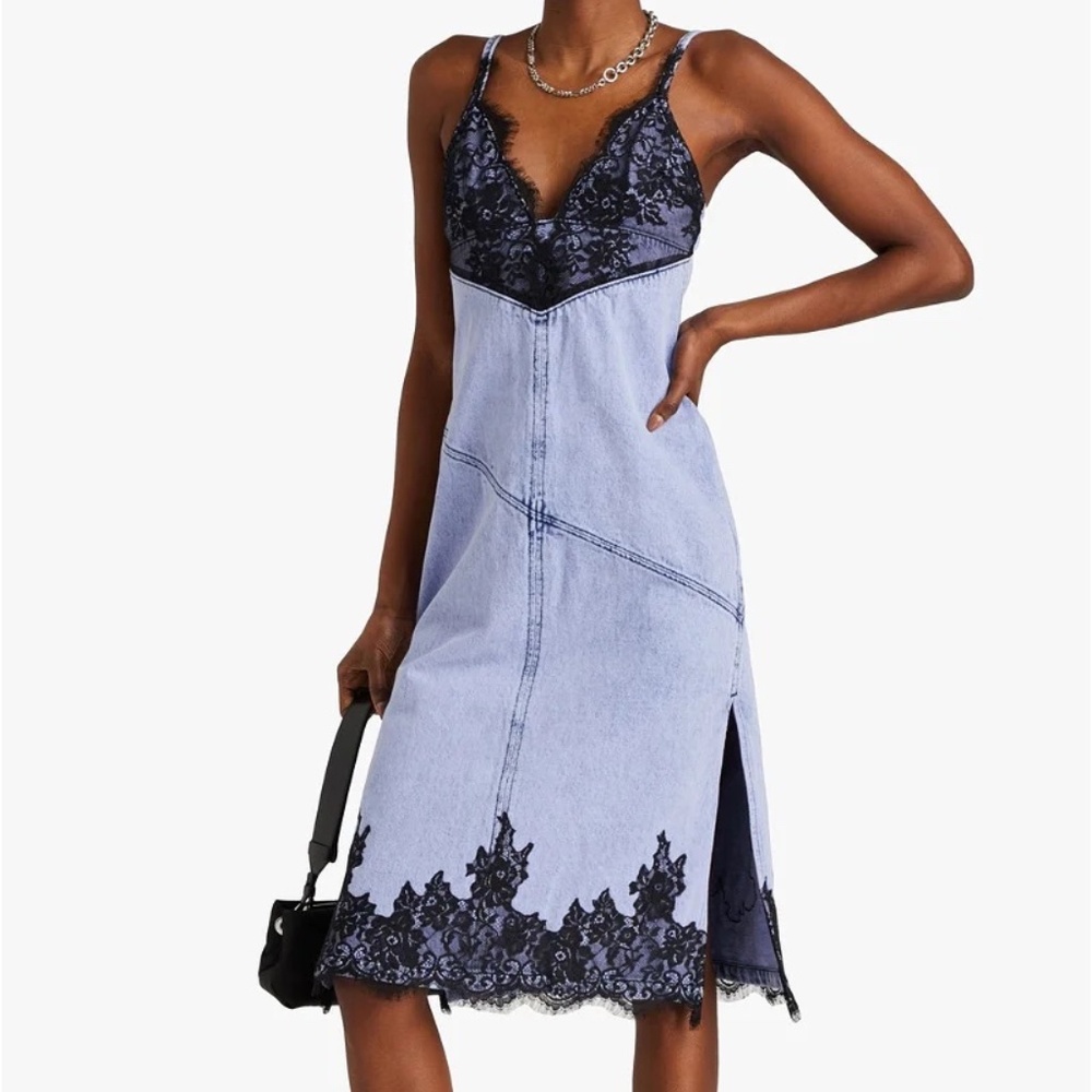 3.1 Phillip Lim overdyed denim slip dress
